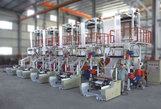 Máy thổi màng một lớp HDPE 85kg giờ 600mm